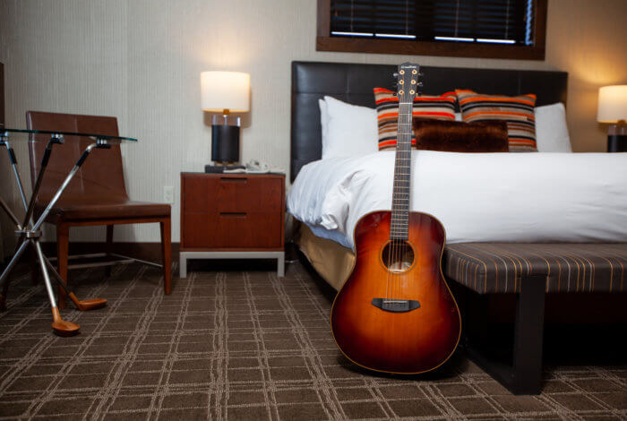 Guitar at Bend Oregon Hotel Tetherow