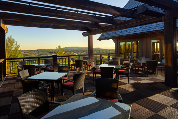 Outdoor Dining Patio at The Row in Bend Oregon