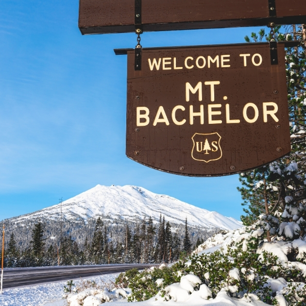 Mt Bachelor Sign