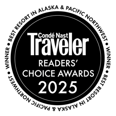 #1 Resort in PNW and Alaska, Conde Nast Traveler